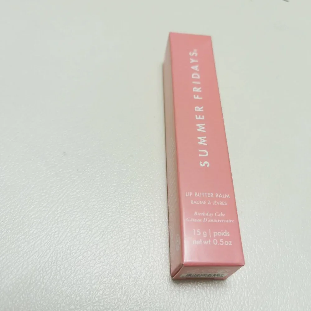 2pc( Birthday Cake )Summer Fridays Lip Butter Balm Conditioning Lip New With box